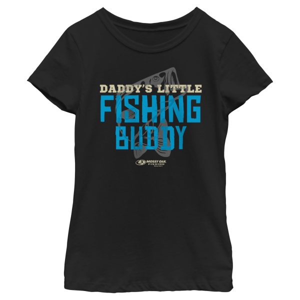 Girl_s Mossy Oak Daddy_s Little Fishing Buddy T-Shirt