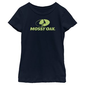 Girl_s Mossy Oak Green Classic Logo T-Shirt