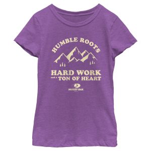 Girl_s Mossy Oak Humble Roots Hard Work and a Ton of Heart T-Shirt