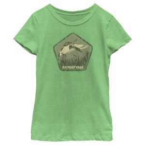 Girl_s Mossy Oak Mallard Green Badge T-Shirt