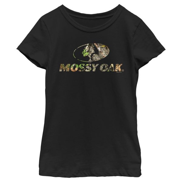 Girl_s Mossy Oak Natured Filled Logo T-Shirt