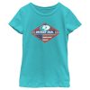 Girl_s Mossy Oak Patriotic Forest Logo T-Shirt