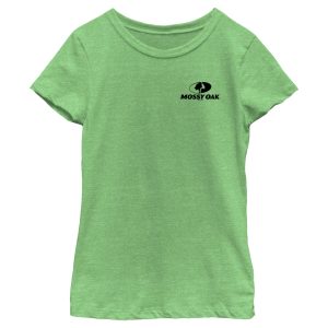 Girl_s Mossy Oak Small Black Classic Logo T-Shirt