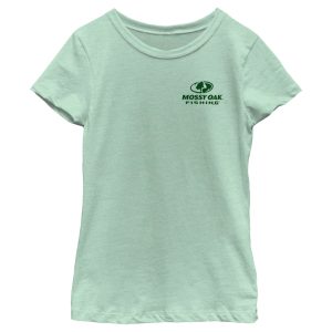 Girl_s Mossy Oak Small Fishing Logo T-Shirt