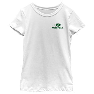 Girl_s Mossy Oak Small Forest Green Classic Logo T-Shirt