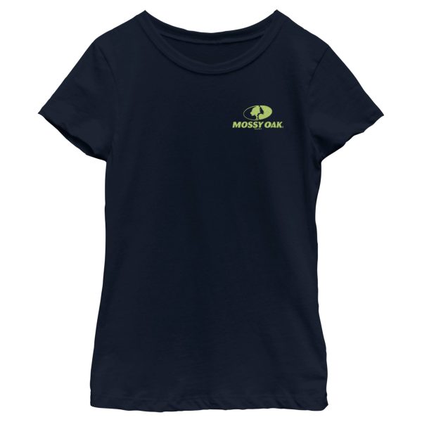 Girl_s Mossy Oak Small Green Classic Logo T-Shirt