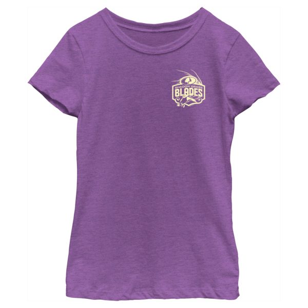 Girl_s Mossy Oak Small Shadow Grass Blades Logo T-Shirt