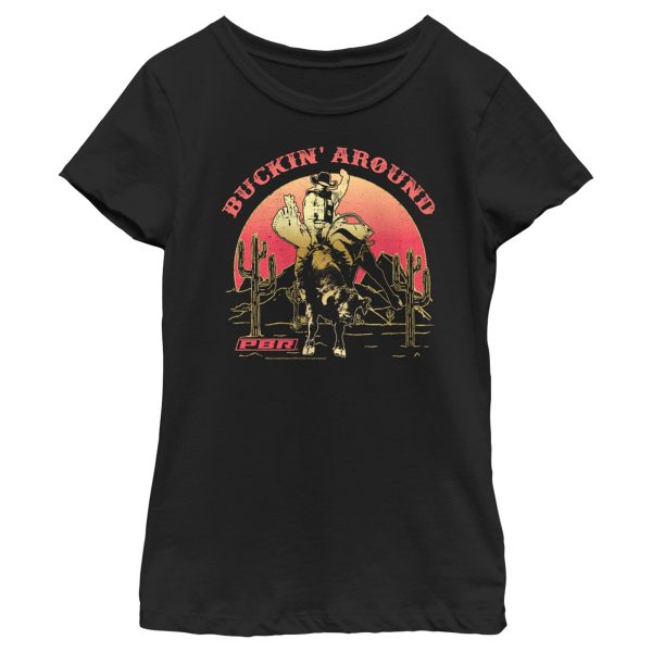 Girl_s Professional Bull Riders Buckin_ Around T-Shirt