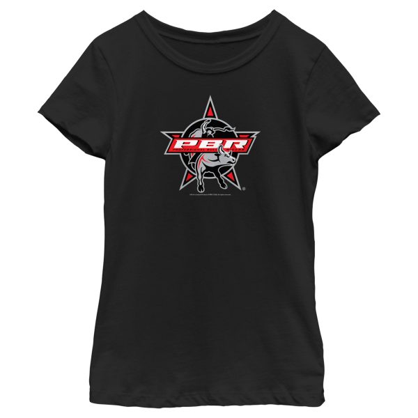 Girl_s Professional Bull Riders Official Logo T-Shirt