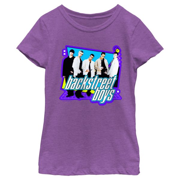 Girl’s Backstreet Boys Band 90s Pop Grid T-Shirt