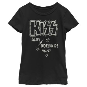 Girl’s KISS Alive Worldwide T-Shirt