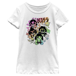 Girl’s KISS Bear Members T-Shirt