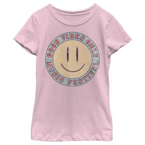 Girl’s Lost Gods Good Vibes Only Music Festival T-Shirt