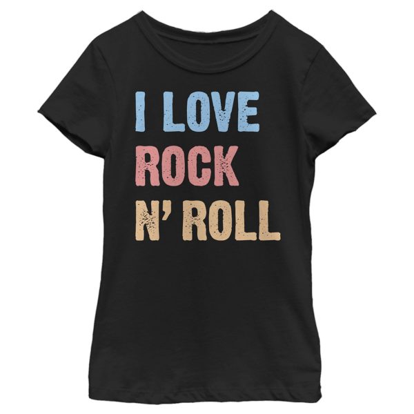 Girl’s Lost Gods I Love Rock N’ Roll T-Shirt