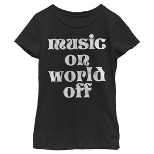 Girl’s Lost Gods Music On World Off T-Shirt