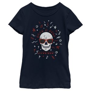 Girl’s Lost Gods Rock N’ Roll Forever Skull T-Shirt