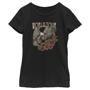 Girl’s Lost Gods World Tour Eagle and Roses T-Shirt