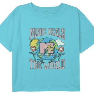 Girl’s MTV Music Heals the World Logo T-Shirt