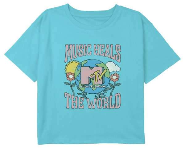 Girl’s MTV Music Heals the World Logo T-Shirt