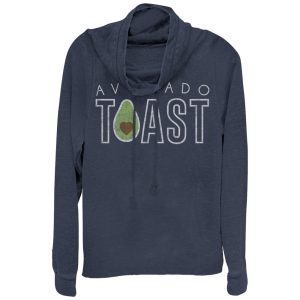 Junior_s CHIN UP Avocado Toast Cowl Neck Sweatshirt