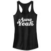 Junior_s CHIN UP Aw Yeah Racerback Tank Top