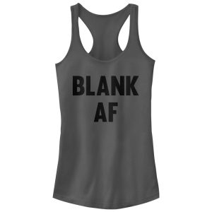 Junior_s CHIN UP Blank AF Racerback Tank Top