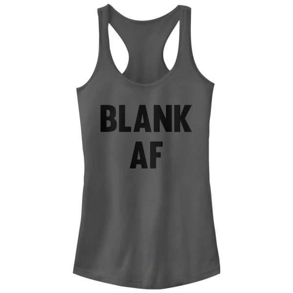 Junior_s CHIN UP Blank AF Racerback Tank Top