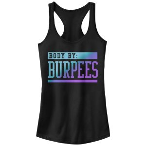 Junior_s CHIN UP Body By Burpees Racerback Tank Top