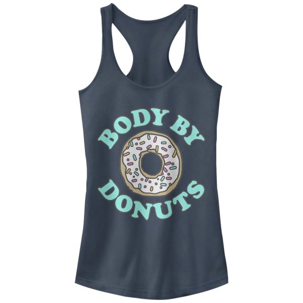 Junior_s CHIN UP Body By Donuts Racerback Tank Top