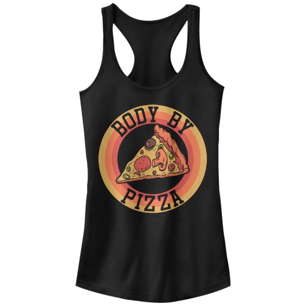 Junior_s CHIN UP Body By Pizza Racerback Tank Top