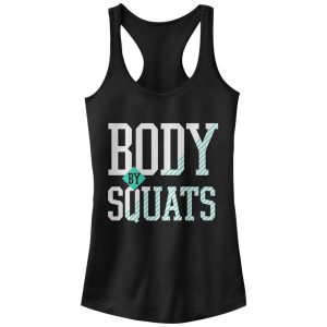 Junior_s CHIN UP Body By Squats Racerback Tank Top