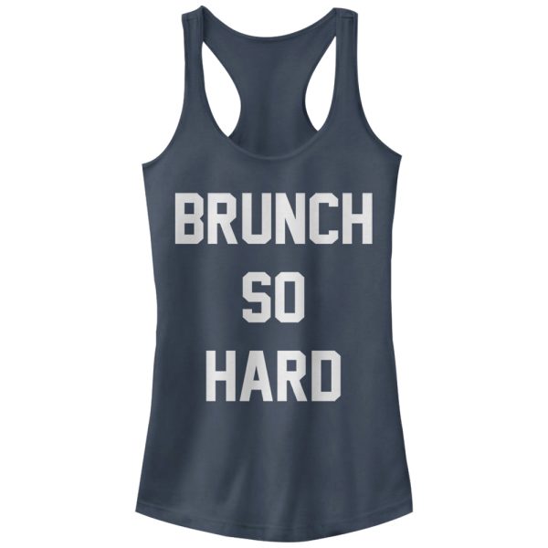 Junior_s CHIN UP Brunch So Hard Racerback Tank Top