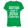 Junior_s CHIN UP Burn Calories T-Shirt