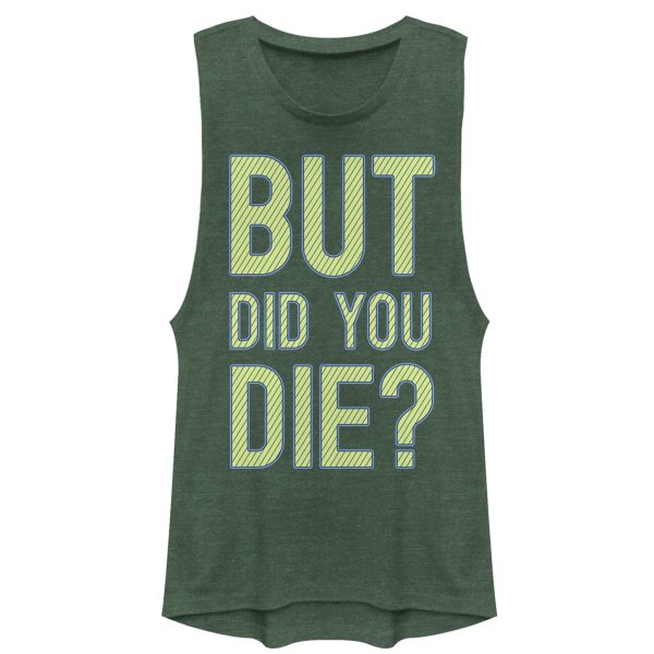 Junior_s CHIN UP But Did You Die Festival Muscle Tee