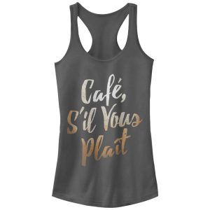 Junior_s CHIN UP Cafe S_il Vous Plait Racerback Tank Top