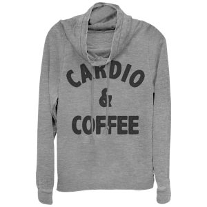 Junior_s CHIN UP Cardio Coffee Cowl Neck Sweatshirt