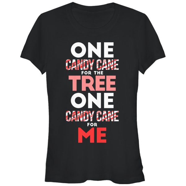 Junior_s CHIN UP Christmas Candy Cane for Me T-Shirt