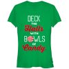 Junior_s CHIN UP Christmas Candy Deck the Halls T-Shirt