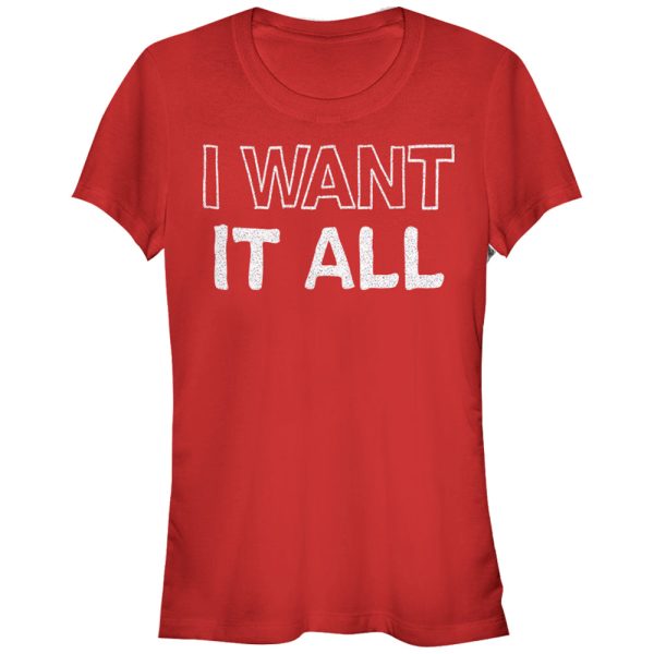 Junior_s CHIN UP Christmas Want It All T-Shirt