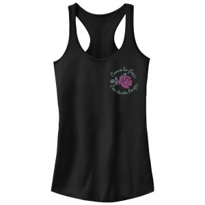 Junior_s CHIN UP Como La Flor Racerback Tank Top