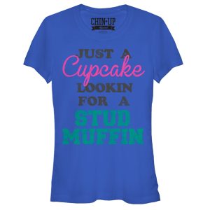 Junior_s CHIN UP Cupcake Looking for a Stud Muffin T-Shirt