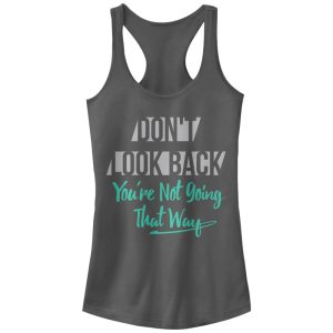 Junior_s CHIN UP Don_t Look Back Racerback Tank Top