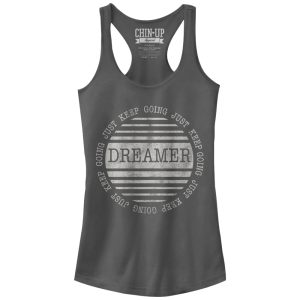 Junior_s CHIN UP Dreamer Just Keep Going Racerback Tank Top