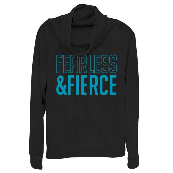 Junior_s CHIN UP Fearless and Fierce Cowl Neck Sweatshirt