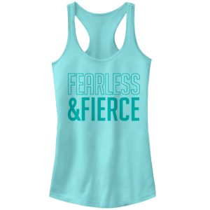 Junior_s CHIN UP Fearless and Fierce Racerback Tank Top