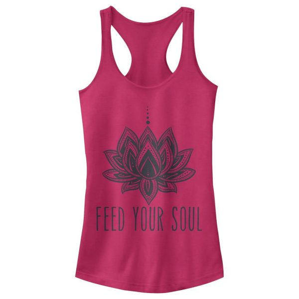 Junior_s CHIN UP Feed Your Soul Racerback Tank Top