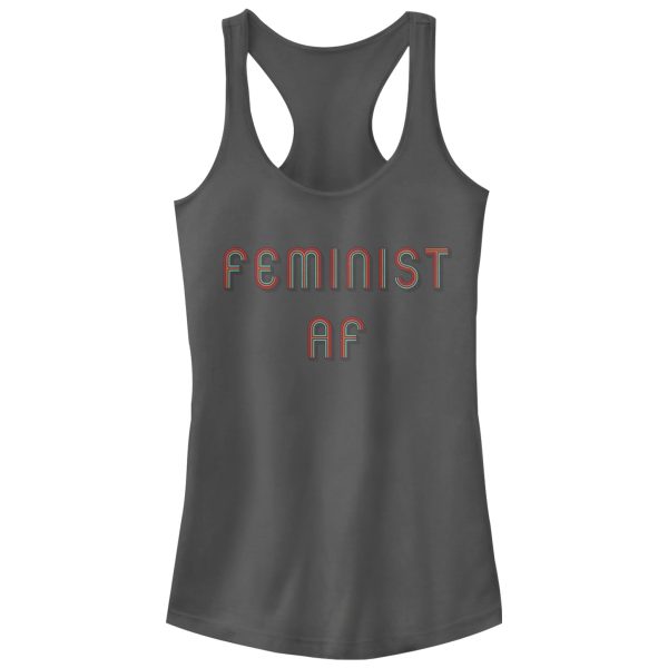 Junior_s CHIN UP Feminist AF Racerback Tank Top