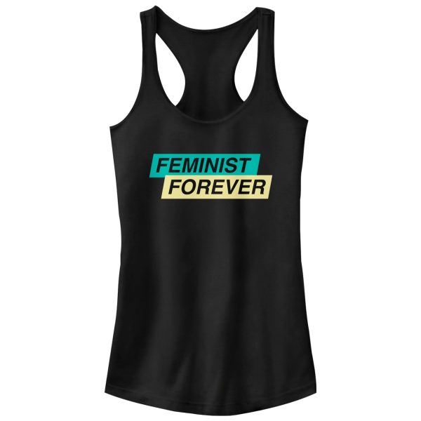 Junior_s CHIN UP Feminist Forever Racerback Tank Top