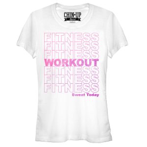 Junior_s CHIN UP Fitness Workout T-Shirt