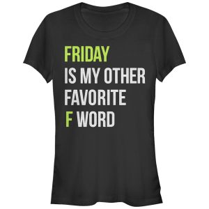 Junior_s CHIN UP Friday is My Other Favorite F Word T-Shirt